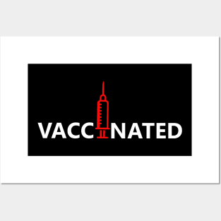 vaccinated vaccine pro vaccination corona virus Posters and Art